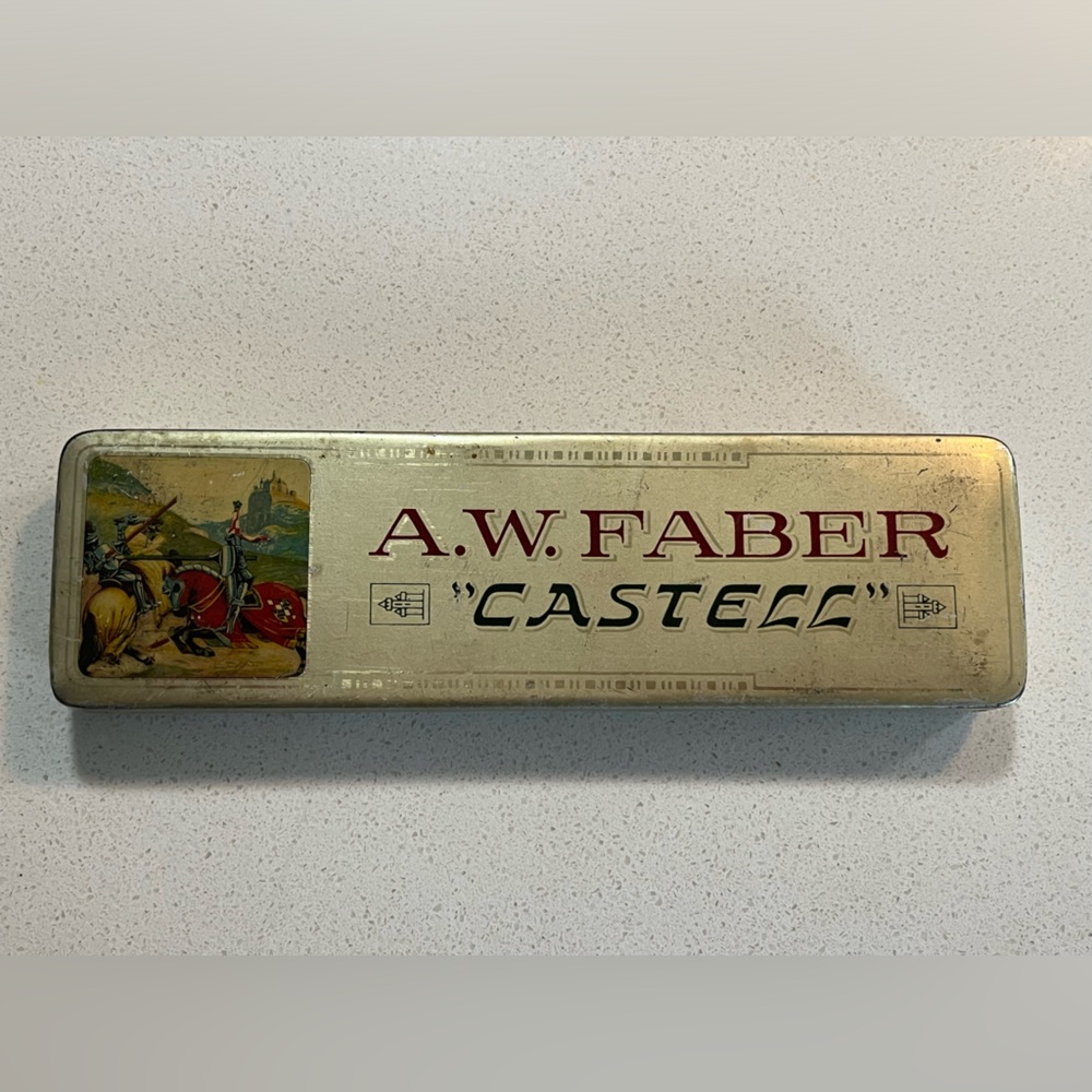 Faber Castell vintage tin box